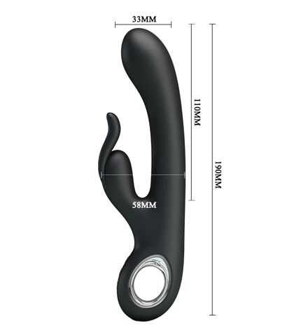 Zeka vibrator sa dodatkom za klitoris